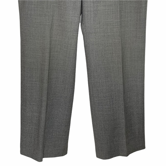 Talbots Women’s Gray Wool Blend High Rise Straight Leg Slacks Trousers Size 8 P - Picture 5 of 16